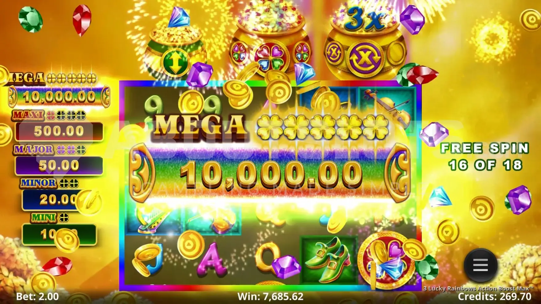 3 Lucky Rainbows Action Boost Max Slot: A Thrilling New Adventure for Slot Enthusiasts